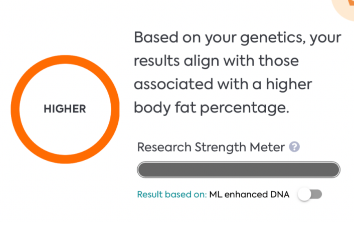 Body fat percentage